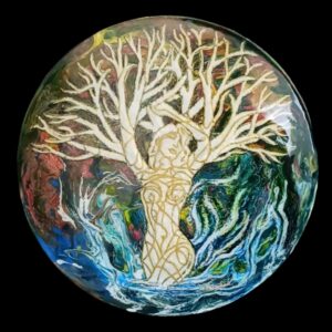 Tableau Equilara femme arbre