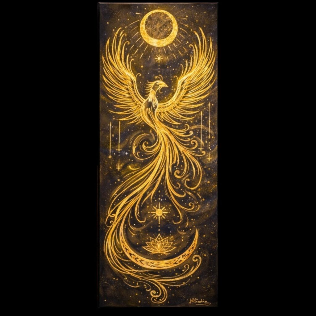 Tableau “Éveil du Phénix”