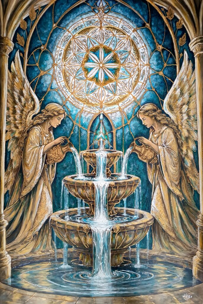 Tableau La Source d'abondance