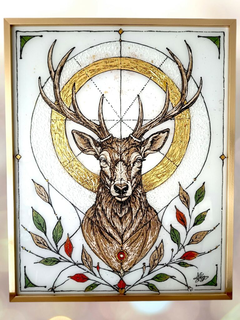 Tableau cerf Cervéor