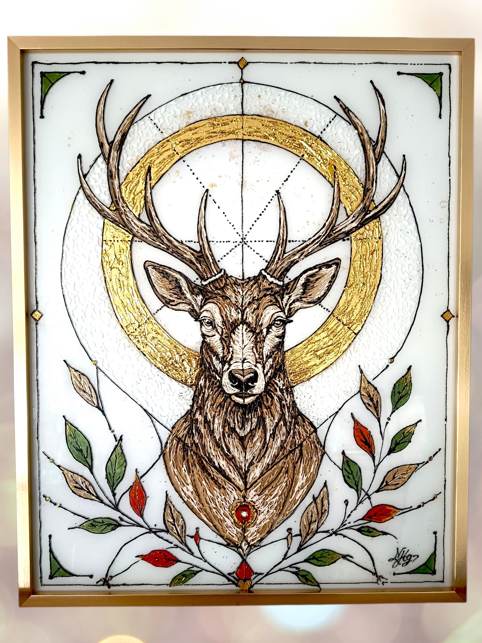 Tableau cerf Cervéor